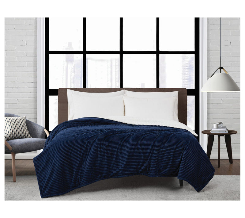 London Fog Corduroy King Blanket — View 10