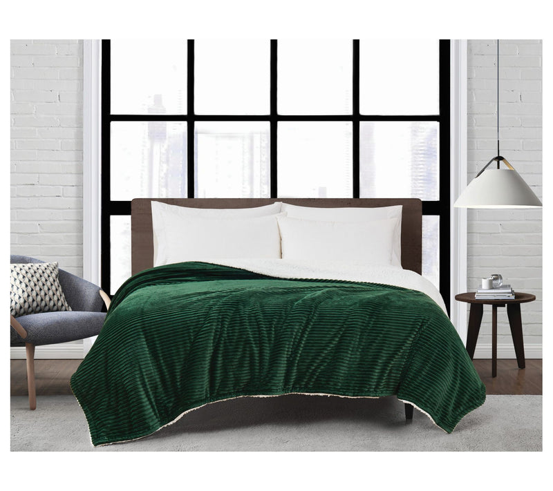 London Fog Corduroy King Blanket — View 12