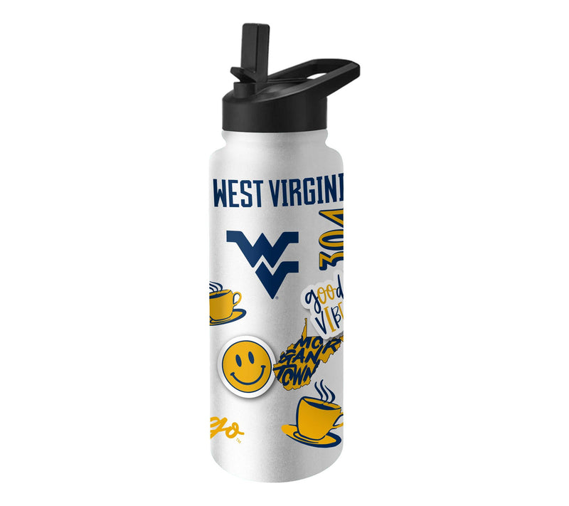 Logo Brands NCAA 34oz Stainless Steel QuencherBottle — View 22