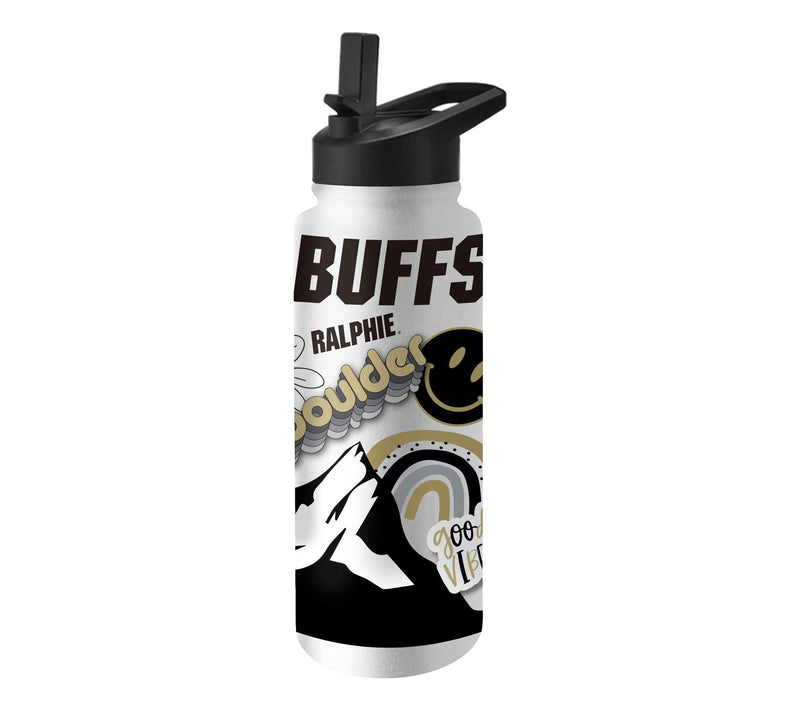 Logo Brands NCAA 34oz Stainless Steel QuencherBottle — View 9