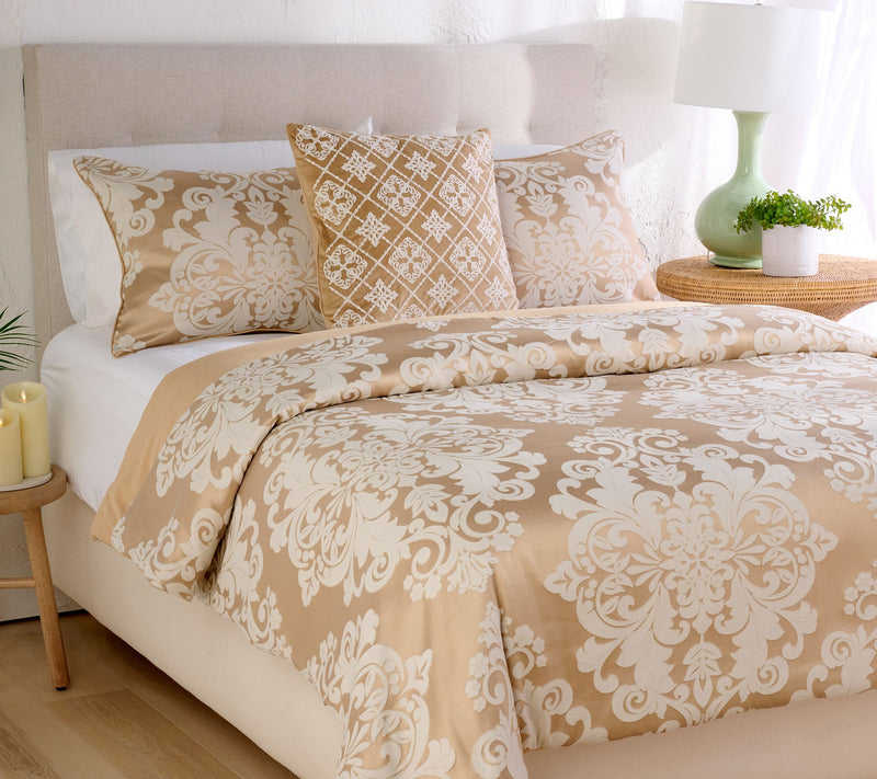 Hotel du Cobb Jacquard Damask Comforter Set by Dennis Basso - Twin — View 6
