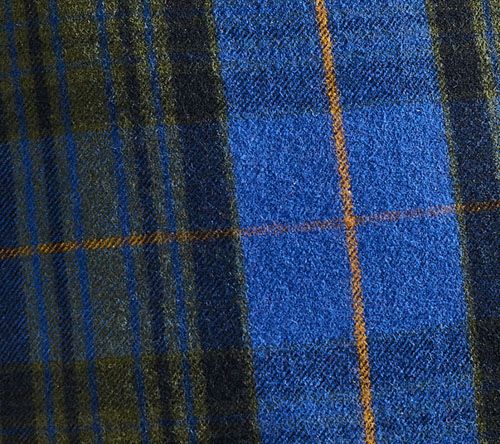 Mrs. H by Dee Hilfiger Velvet Backed Cashmere Plaid Throw Pillow — View 4