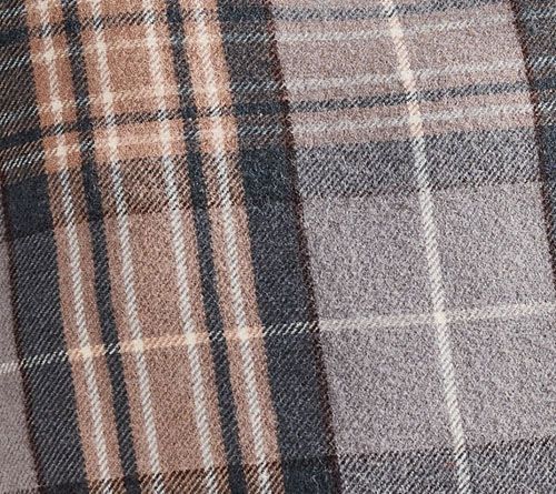 Mrs. H by Dee Hilfiger Velvet Backed Cashmere Plaid Throw Pillow — View 6