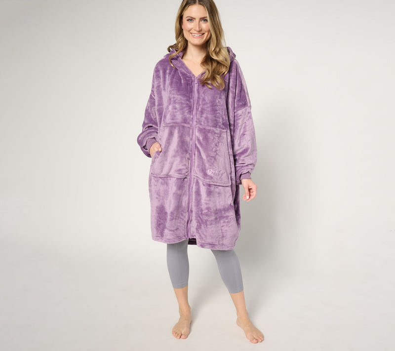 The Comfy Dream Full Zip Wearable Blanket — View 22