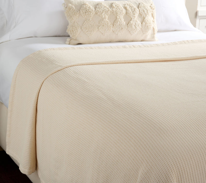 Northern Nights 100% Cotton Waffle Textured Blanket - King — View 11