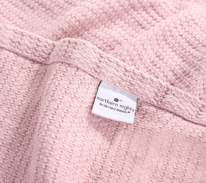 Northern Nights 100% Cotton Waffle Textured Blanket - King — View 3