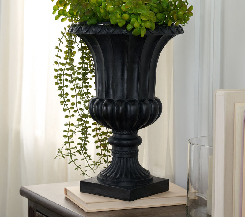 Indoor/Outdoor Footed Urn by Valerie — View 6