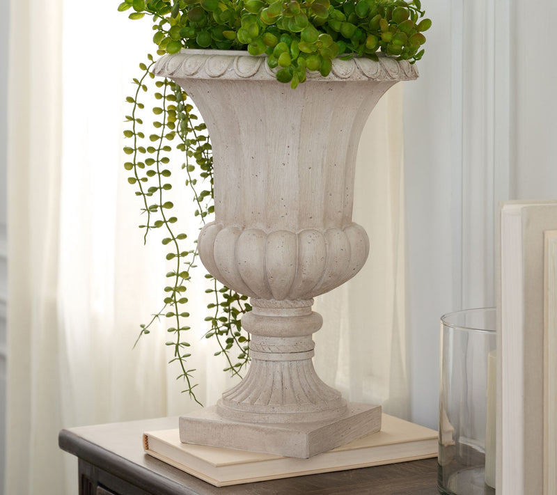 Indoor/Outdoor Footed Urn by Valerie — View 7