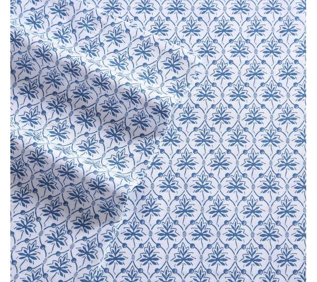 Laura Ashley Rosemarie Blue Queen Sheet Set — View 7