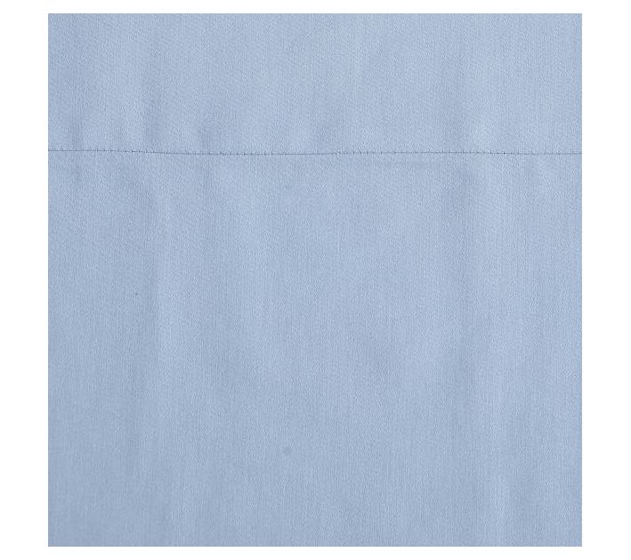 Laura Ashley Solid Blue King Sheet Set — View 5