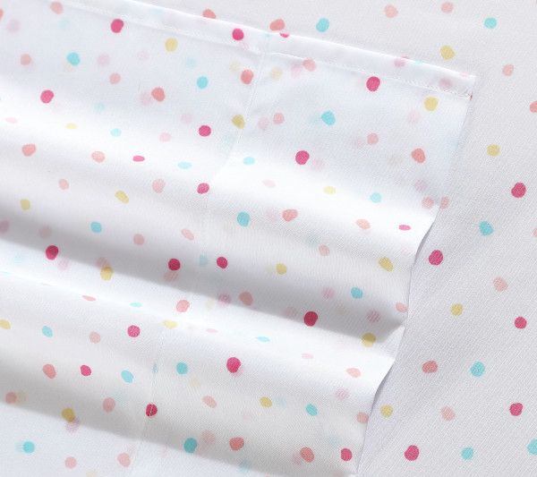 Laura Ashley Confetti Pink Full Sheet Set — View 3