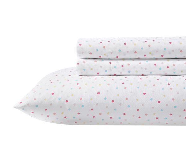 Laura Ashley Confetti Pink Twin Xl Sheet Set — View 9