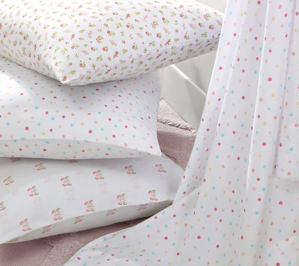 Laura Ashley Confetti Pink Queen Sheet Set — View 7