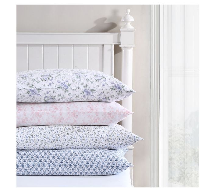 Laura Ashley Bramble Vine Green Queen Sheet Set — View 8