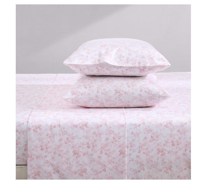 Laura Ashley Bella Pink Queen Sheet Set — View 3