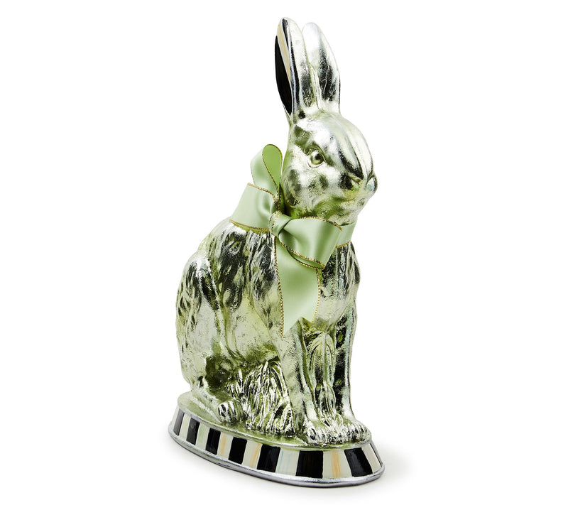 MacKenzie Childs Small Calico Foil Bunny — View 2