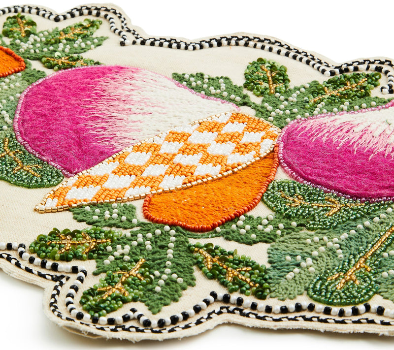 MacKenzie Childs Vegetable Embroidered Table Runner — View 2