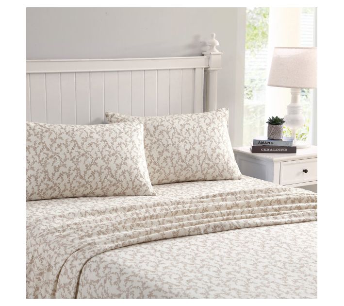 Laura Ashley Victoria Beige Full Sheet Set — View 2