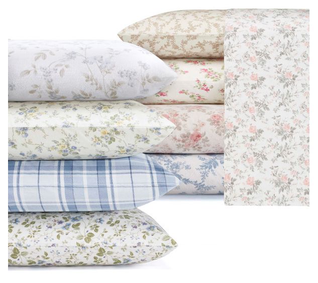 Laura Ashley Vanessa Blue King Flanne l Sheet St — View 6
