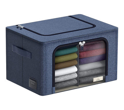Sorbus Foldable Organizer Bin with Divided Interior - Large