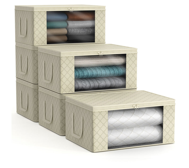 Sorbus Set of 6 Medium Clothes Storage Bags — View 13