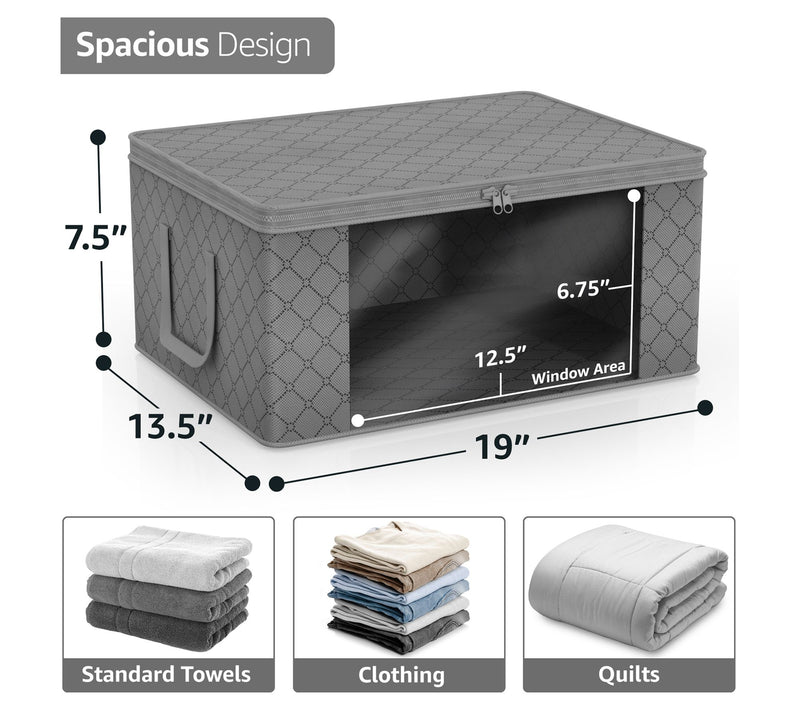 Sorbus Set of 6 Medium Clothes Storage Bags — View 3