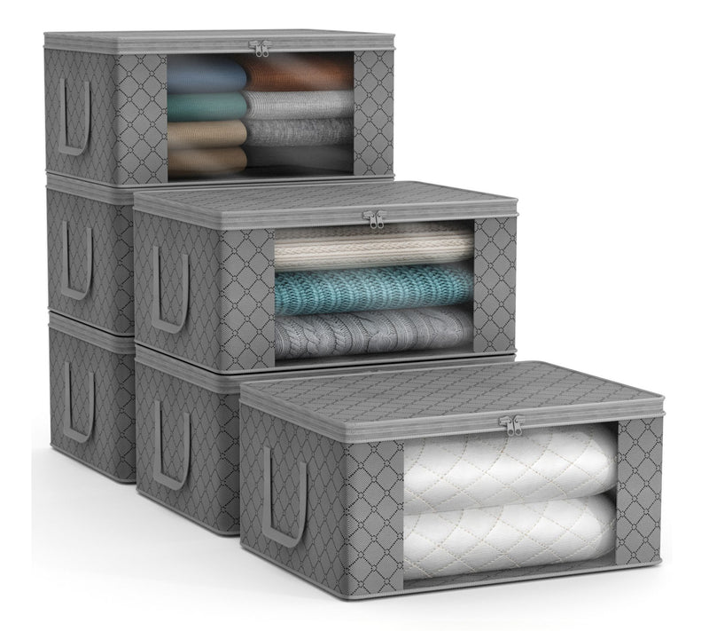 Sorbus Set of 6 Medium Clothes Storage Bags — Main view