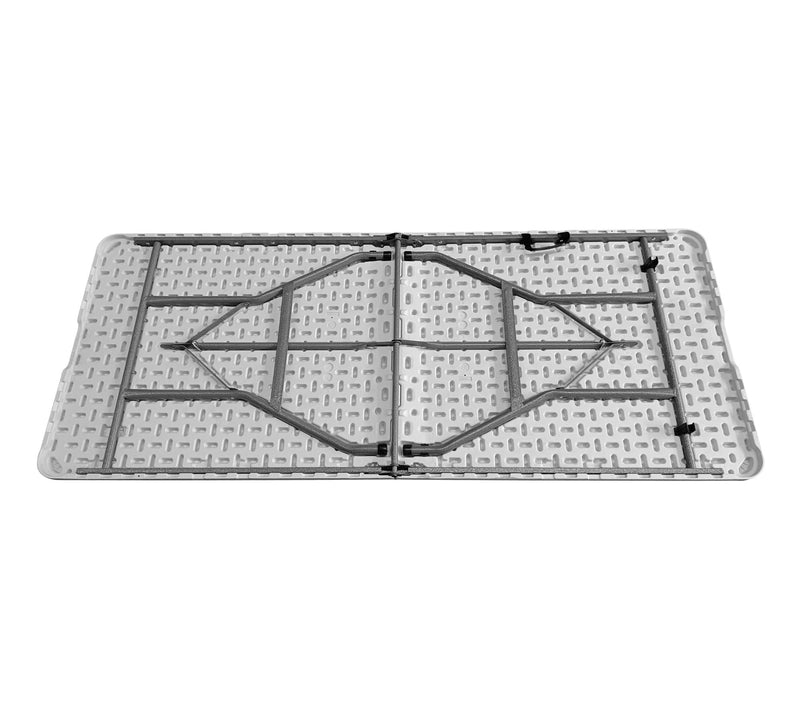 Techni Home 6' Granite White Folding Table W/Easy-Carry Handle — View 6