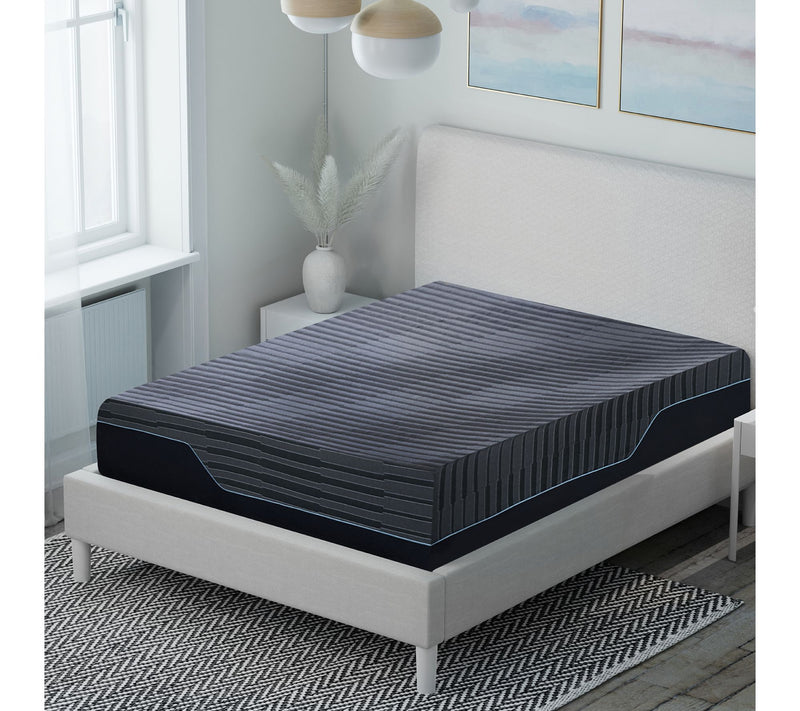 Bodipedic 13-Inch Hybrid Memory Foam and Coil Mattress, Queen — View 5