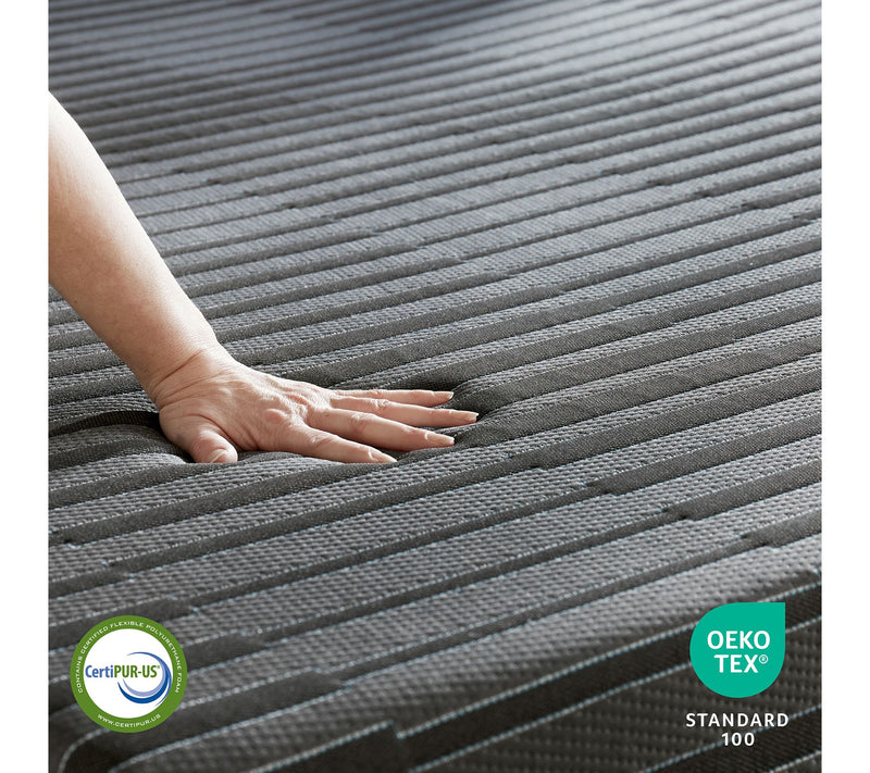 Bodipedic 13-Inch Hybrid Memory Foam and Coil Mattress, Queen — View 2