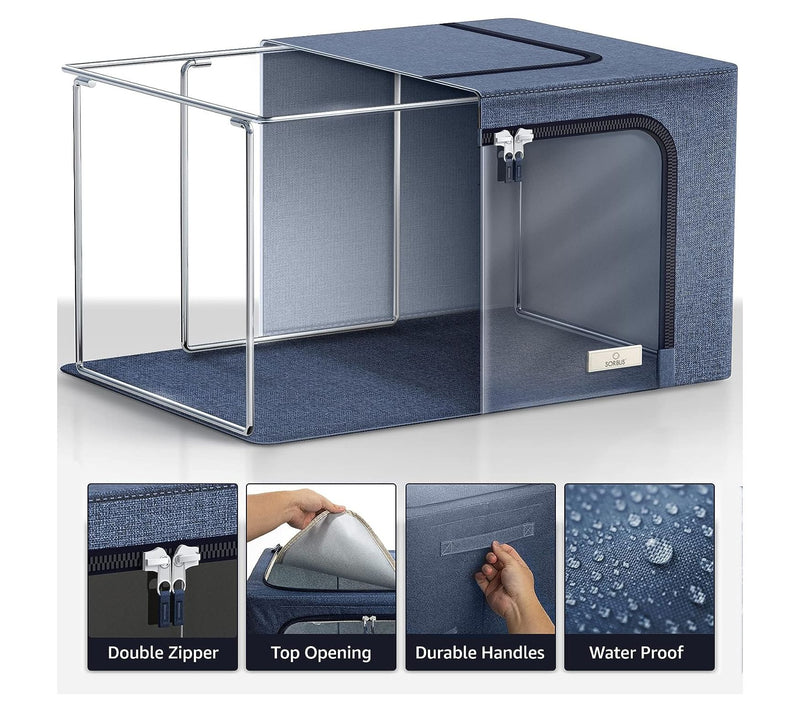 Sorbus Jumbo Foldable Storage Bin — View 4