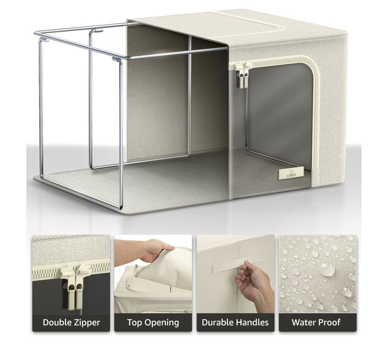 Sorbus Storage Bins - 3 Pack Foldable OrganizerSet — View 4