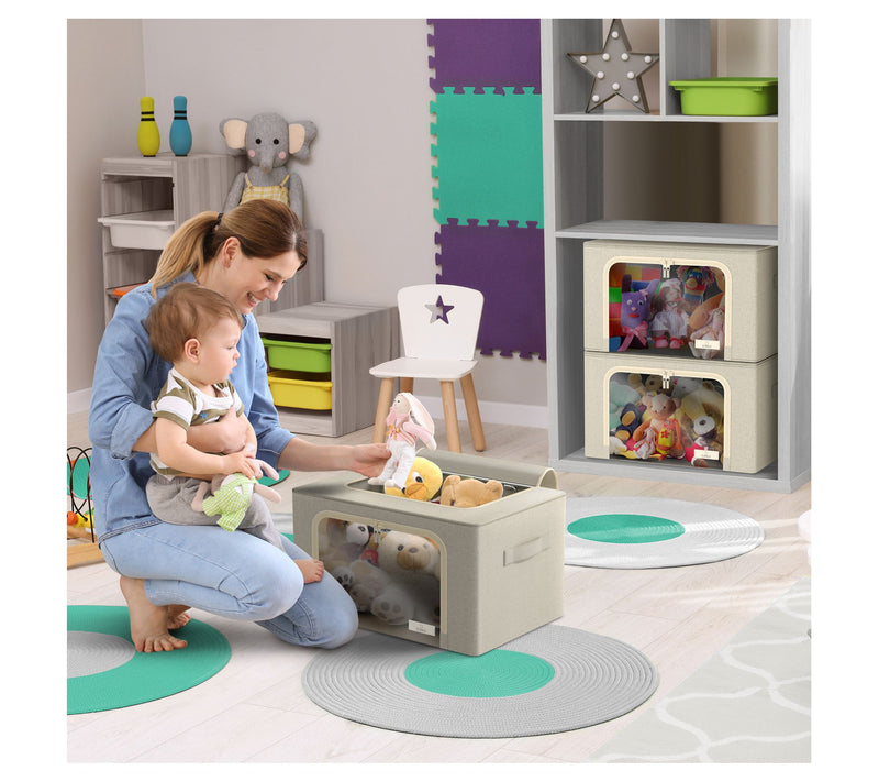 Sorbus Storage Bins - 3 Pack Foldable OrganizerSet — View 5