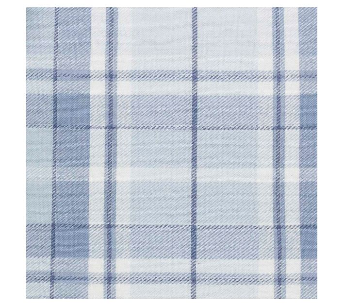 Laura Ashley Mulholland Plaid Blue Queen Shee tSet — View 6