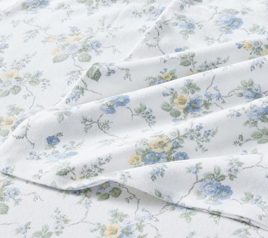 Laura Ashley Le Fleur Blue Full Sheet Set — View 6