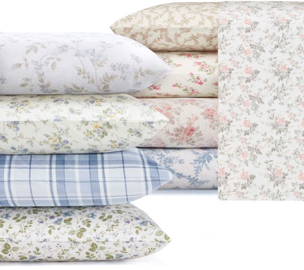 Laura Ashley Fawna Grey Twin Sheet Set — View 6