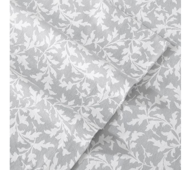 Laura Ashley Crestwood Grey Queen Sheet Set — View 4