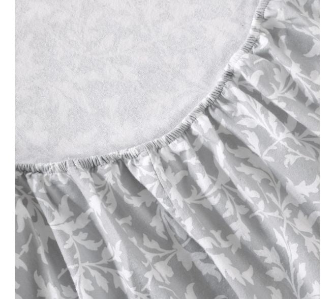 Laura Ashley Crestwood Grey Twin Sheet Set — View 5