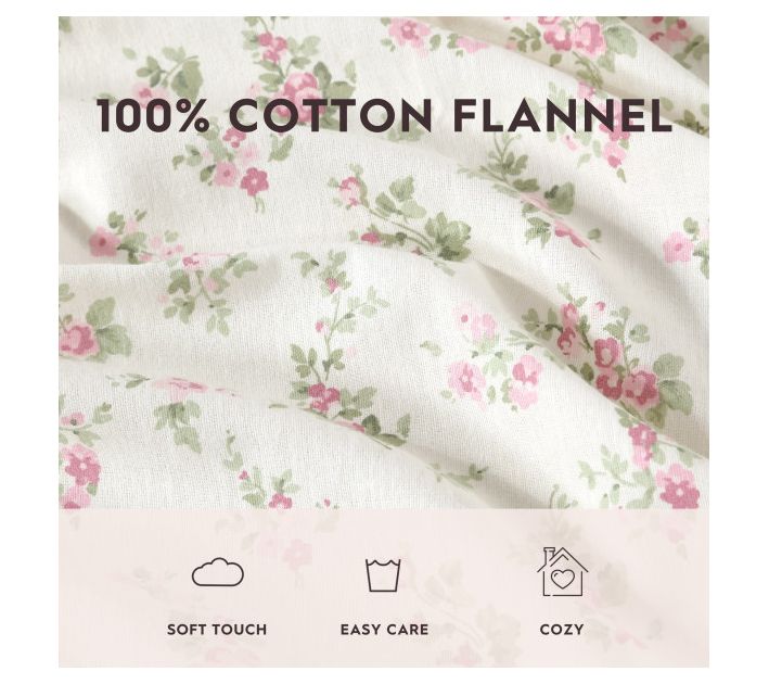Laura Ashley Audrey Pink King Sheet Set — View 4