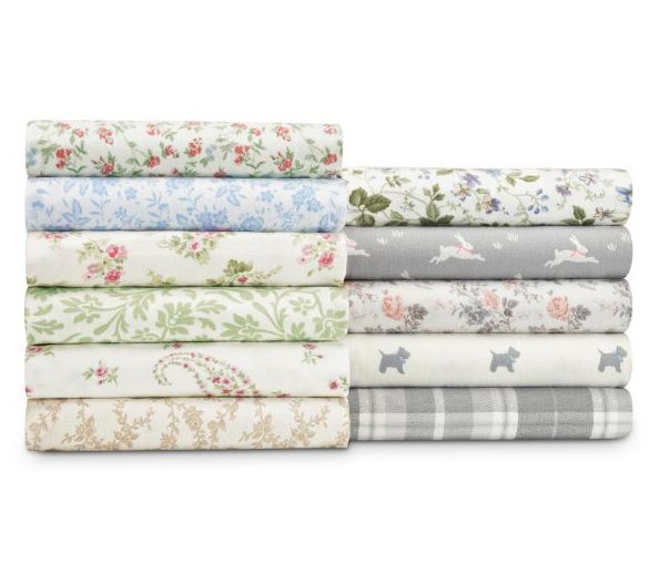 Laura Ashley Audrey Pink Twin Sheet Set — View 6