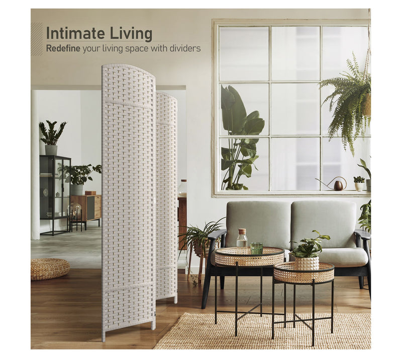 Sorbus 4 Panel Room Divider, 6 ft. Tall Partition — View 6