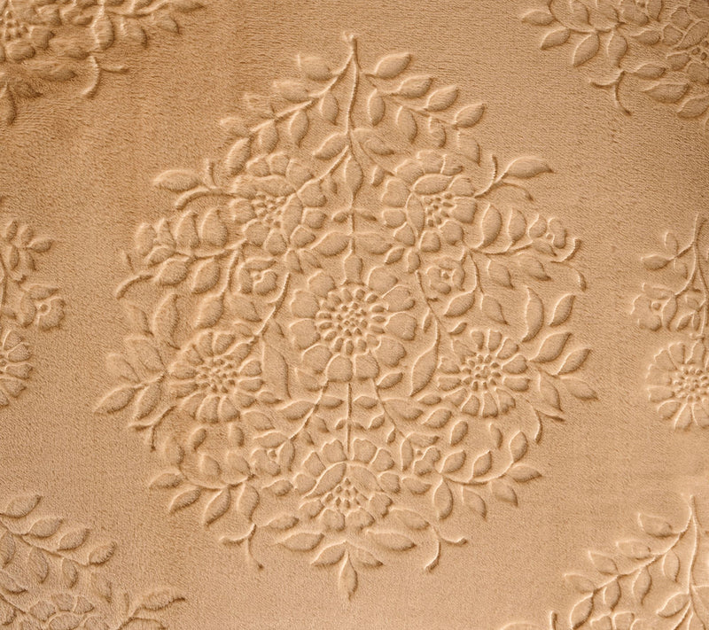 Home Reflections 60x70 Layla Sculpted Floral Plush Throw — View 2