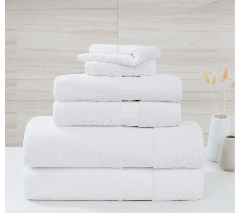 Borghese Roma Oversized Luxe Turkish Cotton 6-Piece Towel Set — View 13