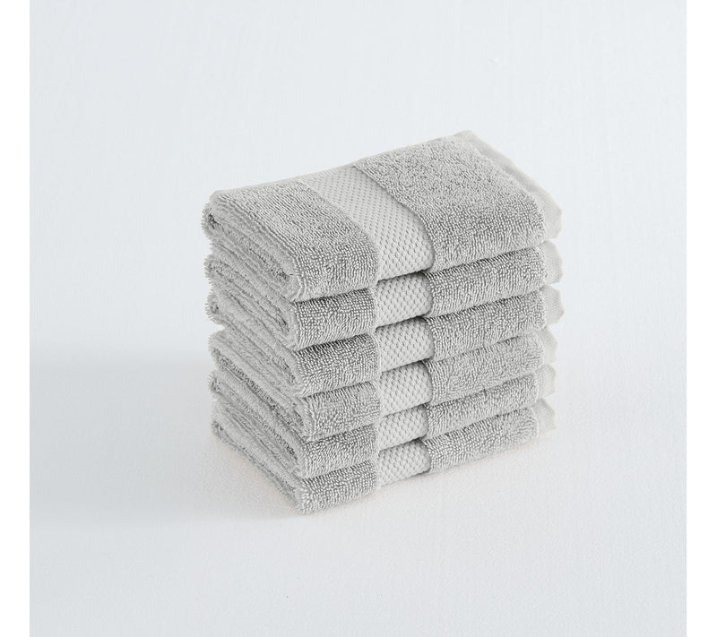 Royal Velvet Turkish Cotton 6-Pack Wash Cloth Set — View 9