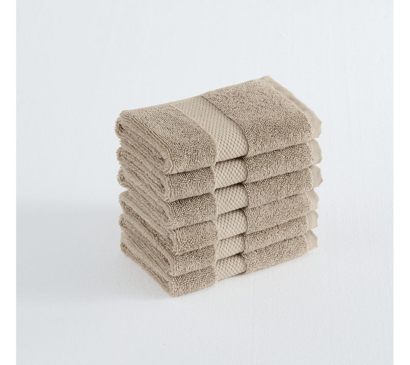 Royal Velvet Turkish Cotton 6-Pack Wash Cloth Set — View 10