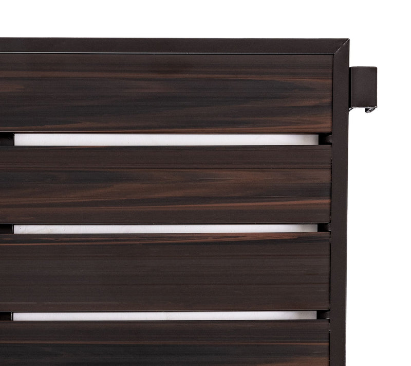 Seville Classics 3-Tier HOME Resin Slatted Stackable Shoe Rack — View 3