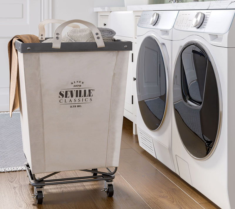 Seville Classics Laundry Hamper, 18.25" D x 18.25" W x 27.5" H — View 8