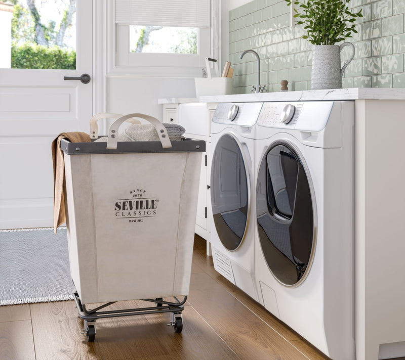 Seville Classics Laundry Hamper, 18.25" D x 18.25" W x 27.5" H — View 6