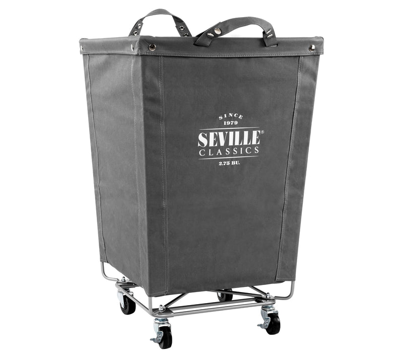Seville Classics Laundry Hamper, 18.25" D x 18.25" W x 27.5" H — View 3