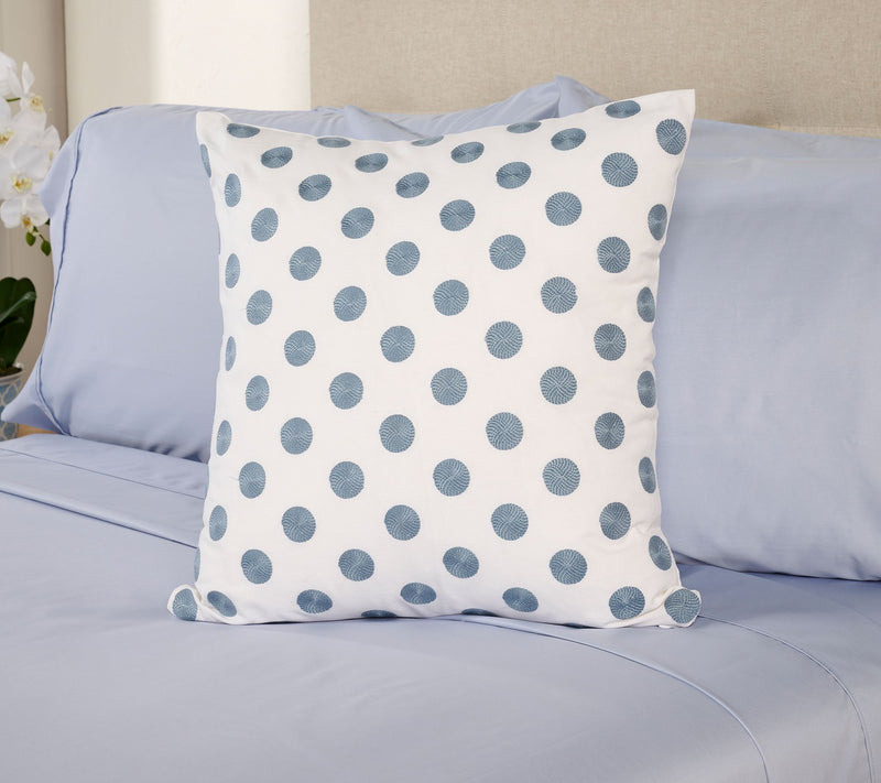 Home Reflection Cotton Pique Embroidered 20"x20" Dec Pillow — Main view